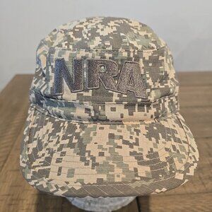 NRA Embroidered Military Style Digital Camo Hat Cap Adjustable